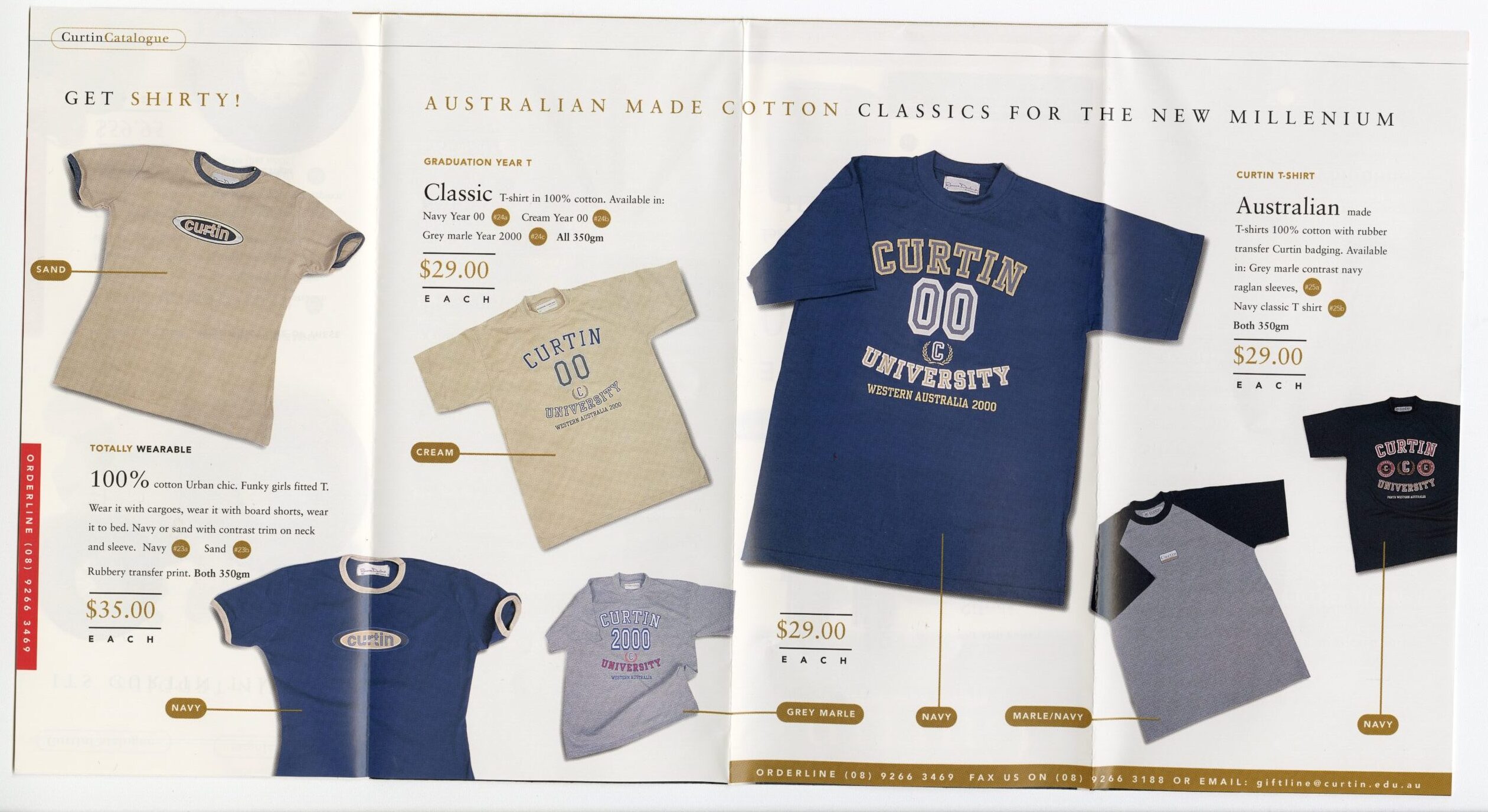 30 years of Curtin collegiate merchandise | Archives